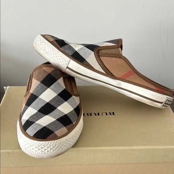 Burberry Brown and Black Mules - Picture 7 of 8
